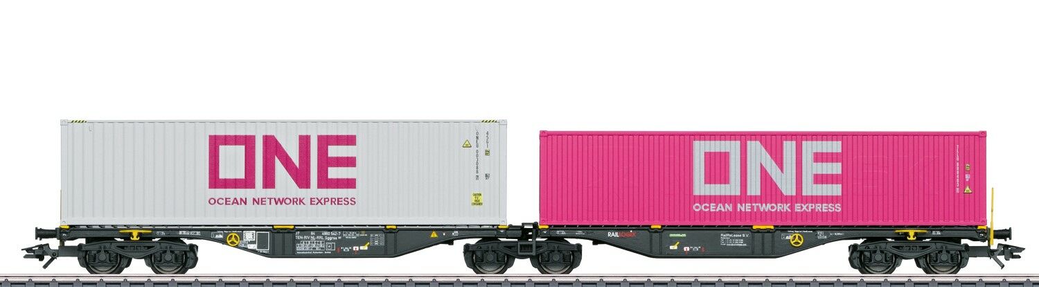 Raillogix containerdraagwagen