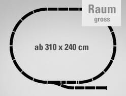 Spur in Raumgröße Spur in Raumgröße